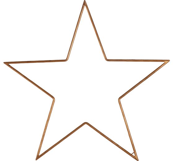 Metallring "Stern", Goldfarben