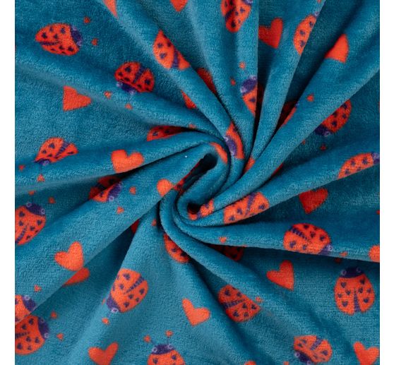 Fleece-Stoff "Ladybug"