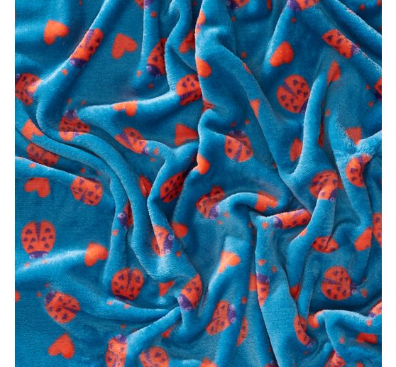 Fleece-Stoff "Ladybug"