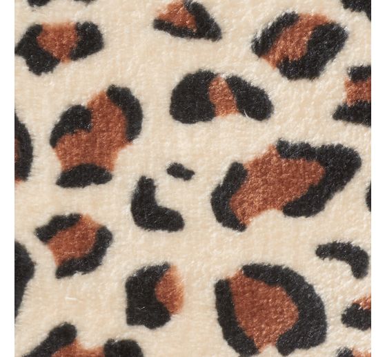 Fleece-Stoff "Leopard"