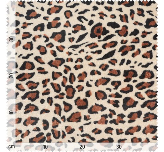 Fleece-Stoff "Leopard"