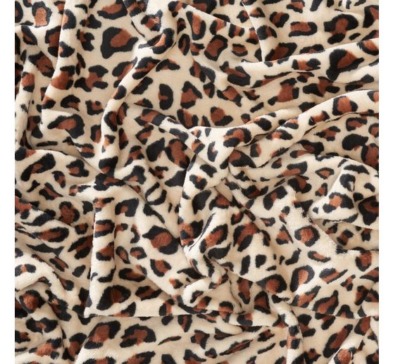 Fleece-Stoff "Leopard"