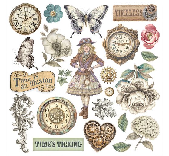 Rub On Sortiment "Gardens of Time"