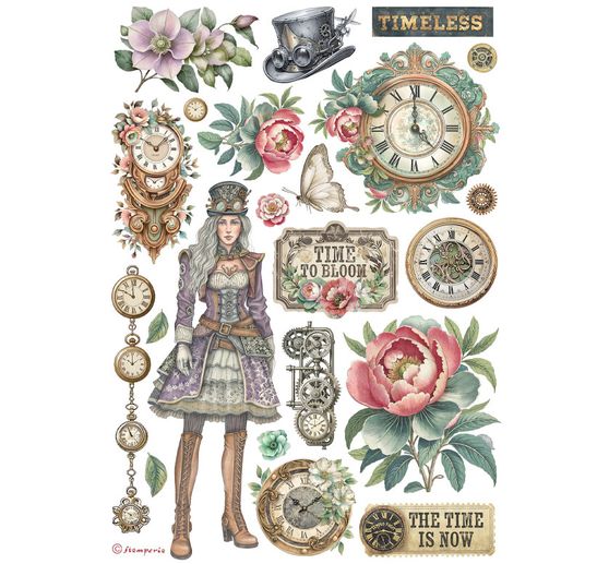 Washi Pad "Gardens of Time"