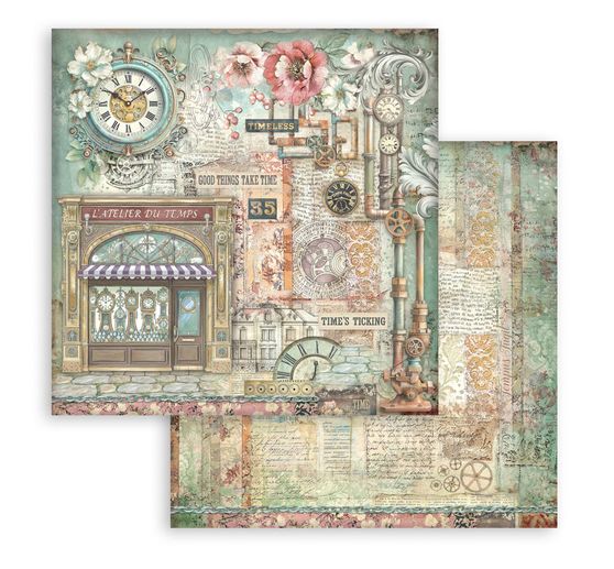 Scrapbook-Block "Gardens of Time"