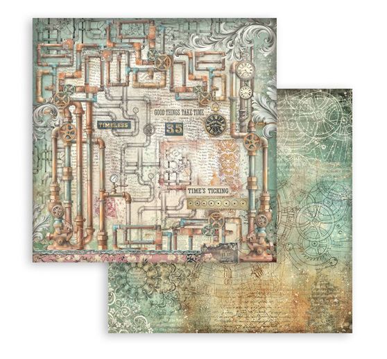 Scrapbook-Block "Gardens of Time Backgrounds"