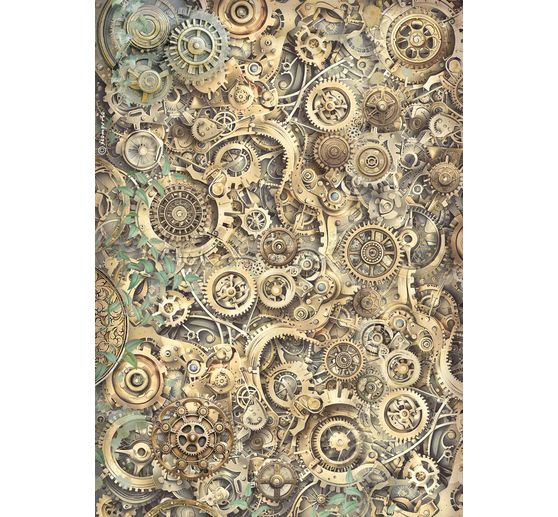 Motiv-Strohseiden Sortiment "Gardens of Time", DIN A4, 6er-Set