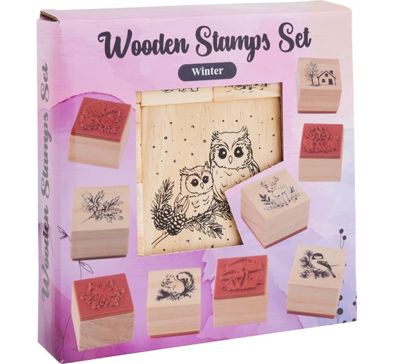 VBS Holzstempel-Set "Winterzeit"