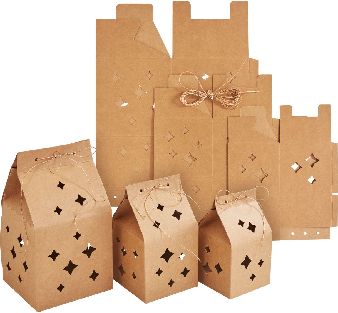 Faltschachtel-Set "Sterne"