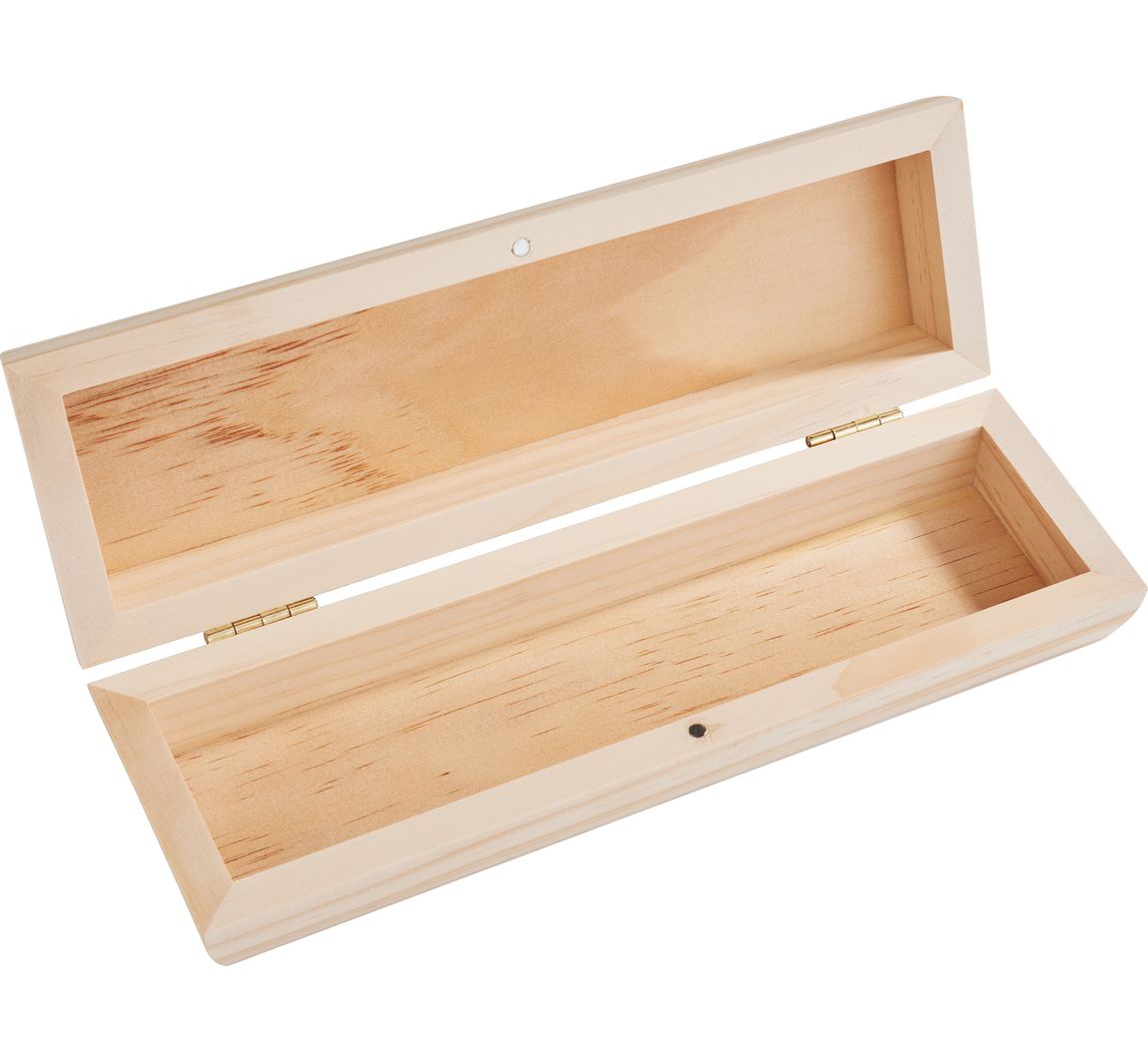 VBS Organizerbox /Stiftebox, Kiefernholz, mit Magnetverschluß
