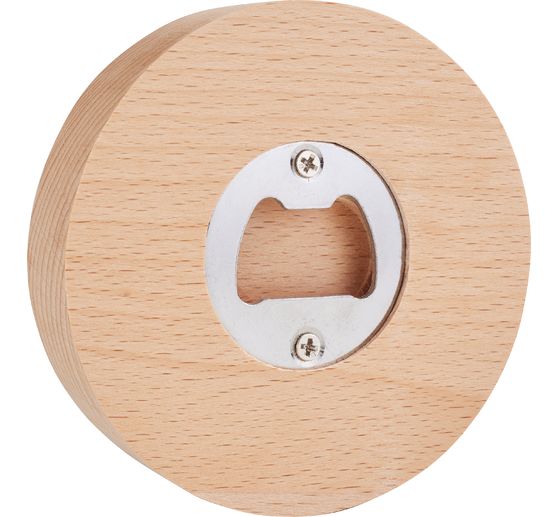 VBS Holz-Flaschen&ouml;ffner mit Magnet