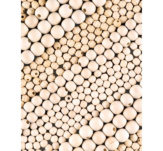 Holzperlen Jumbo Pack "Natural"