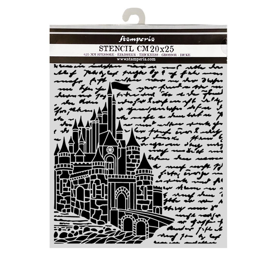 Schablone "Wonderland - Castle", 20 x 25 cm