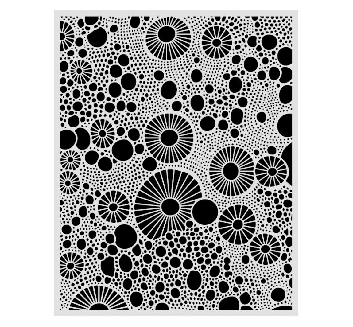 Schablone "All Around - Rings", 20 x 25 cm