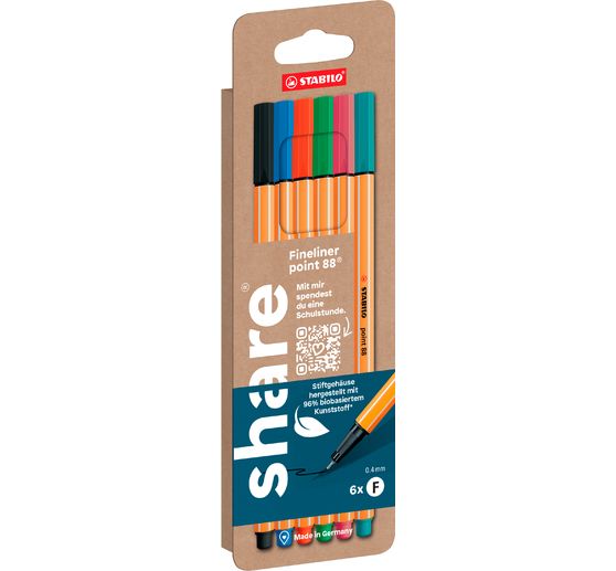 share Fineliner, 6er-Set