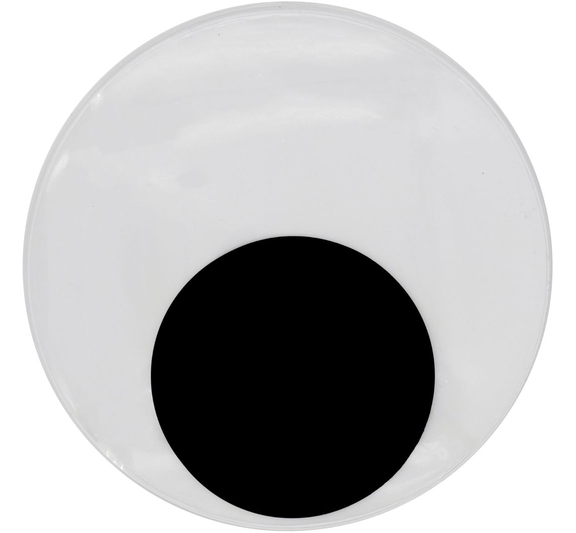 Wackelaugen selbstklebend "XL", Ø 75 mm