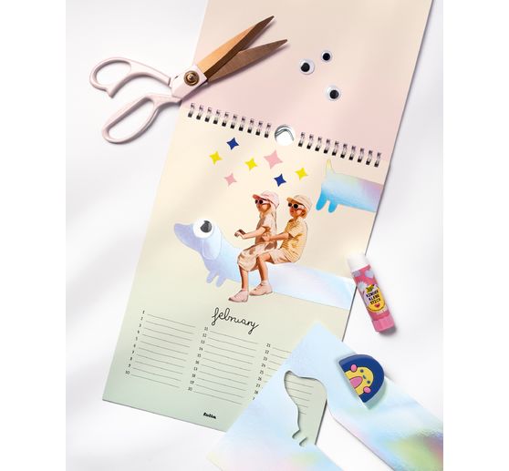 DIY Photo calendar "Shades of Rainbow"