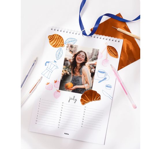 DIY Photo calendar "White"