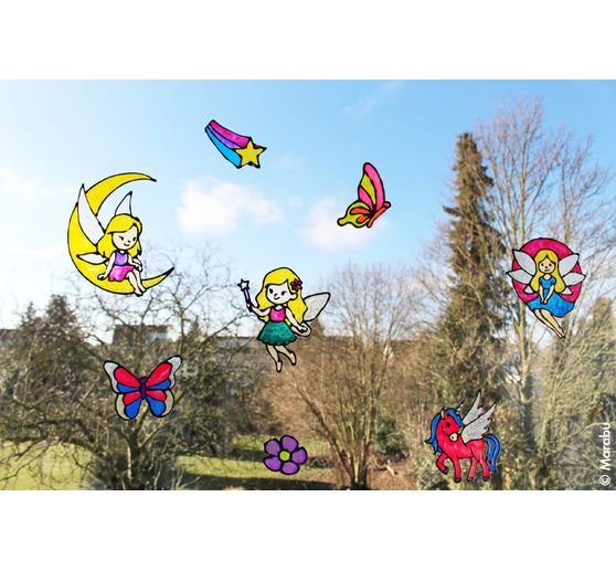 KiDS Window Color "Glitzerfee", 10 x 25 ml