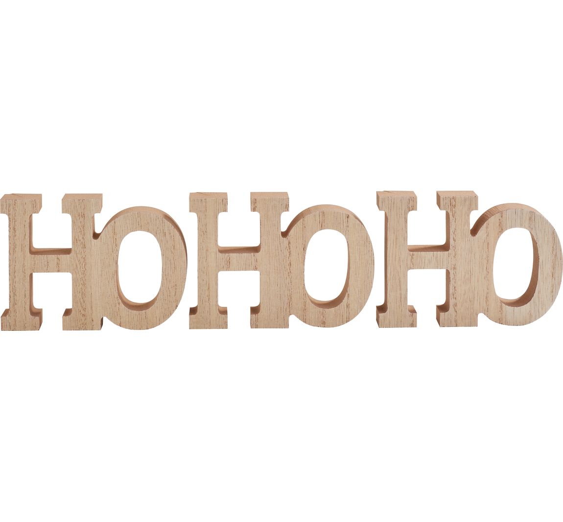 VBS Holz-Schriftzug "HoHoHo"