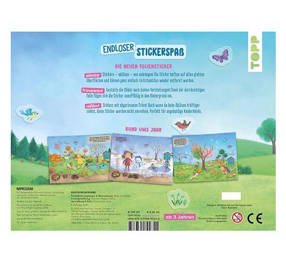 Buch "Stickern ohne Ende - Die vier Jahreszeiten"