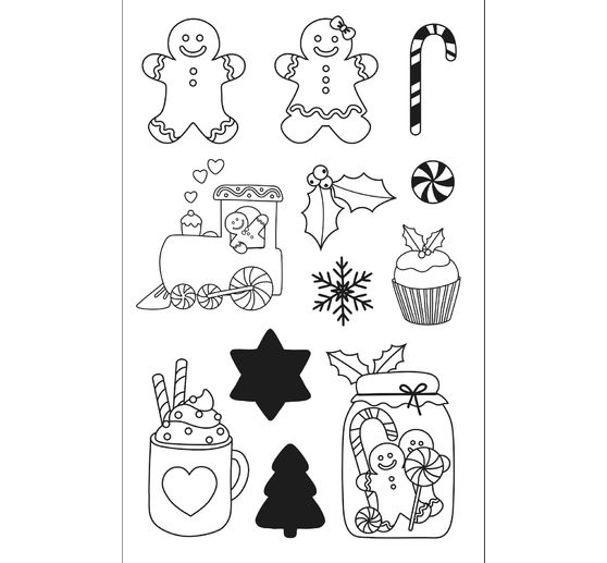 Silikonstempel "Christmas Bakery"