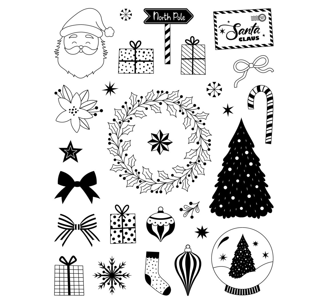 Silikonstempel "Santa Baby"