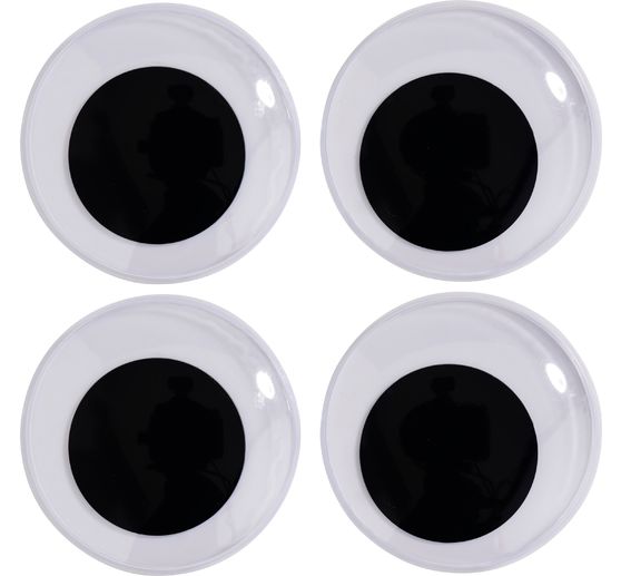 Wiggle eyes self-adhesive, &Oslash; 35 mm