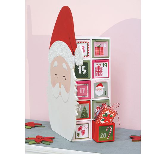 Sticker Adventszahlen "Santa Baby"