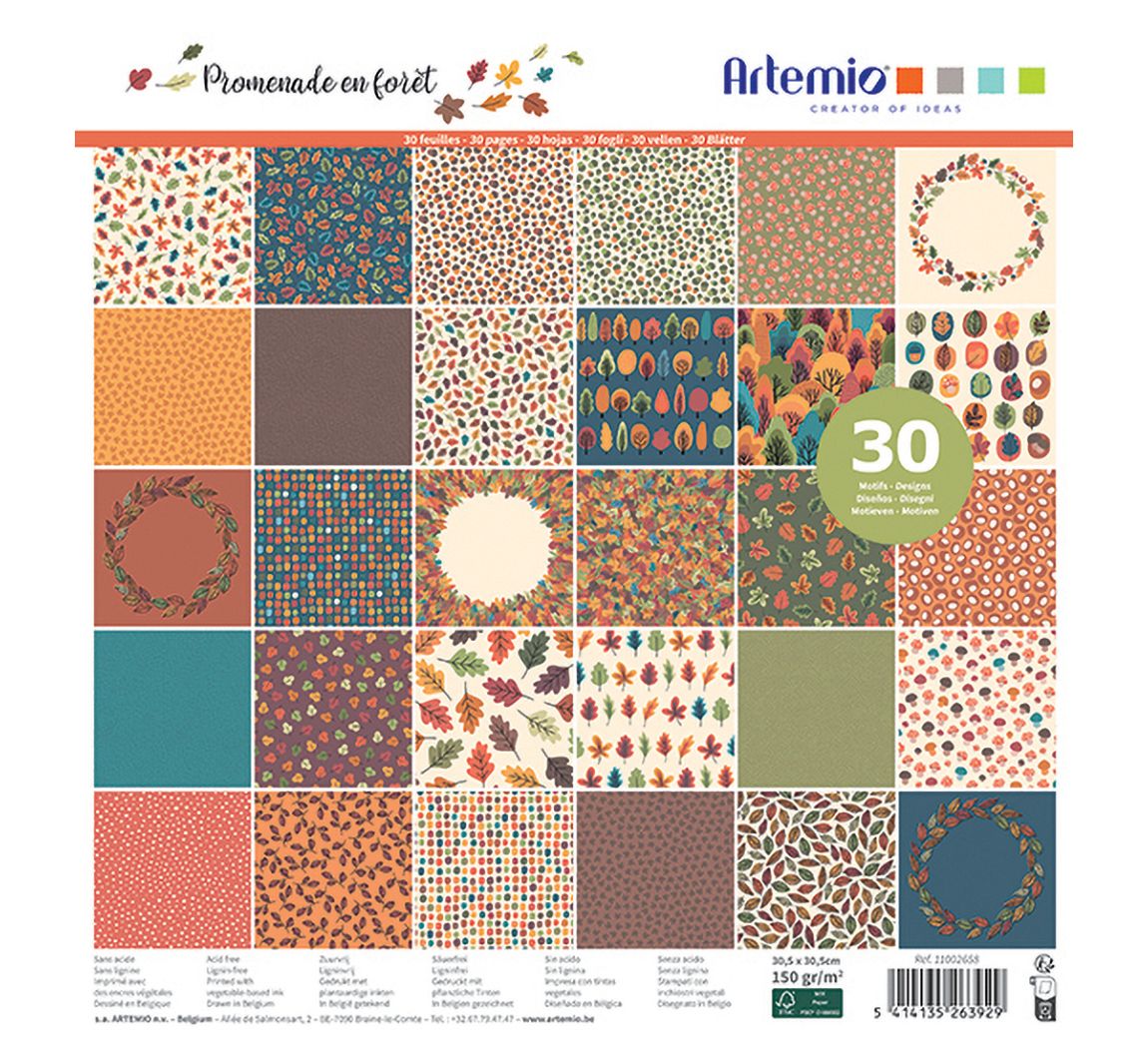 Scrapbook-Block "Forest Walk"