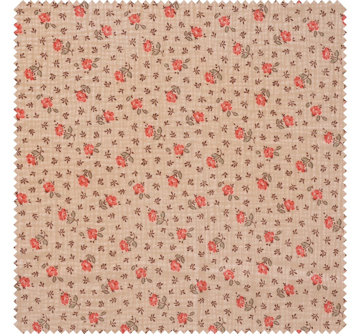 Musselin-Baumwollstoff "Rosen"