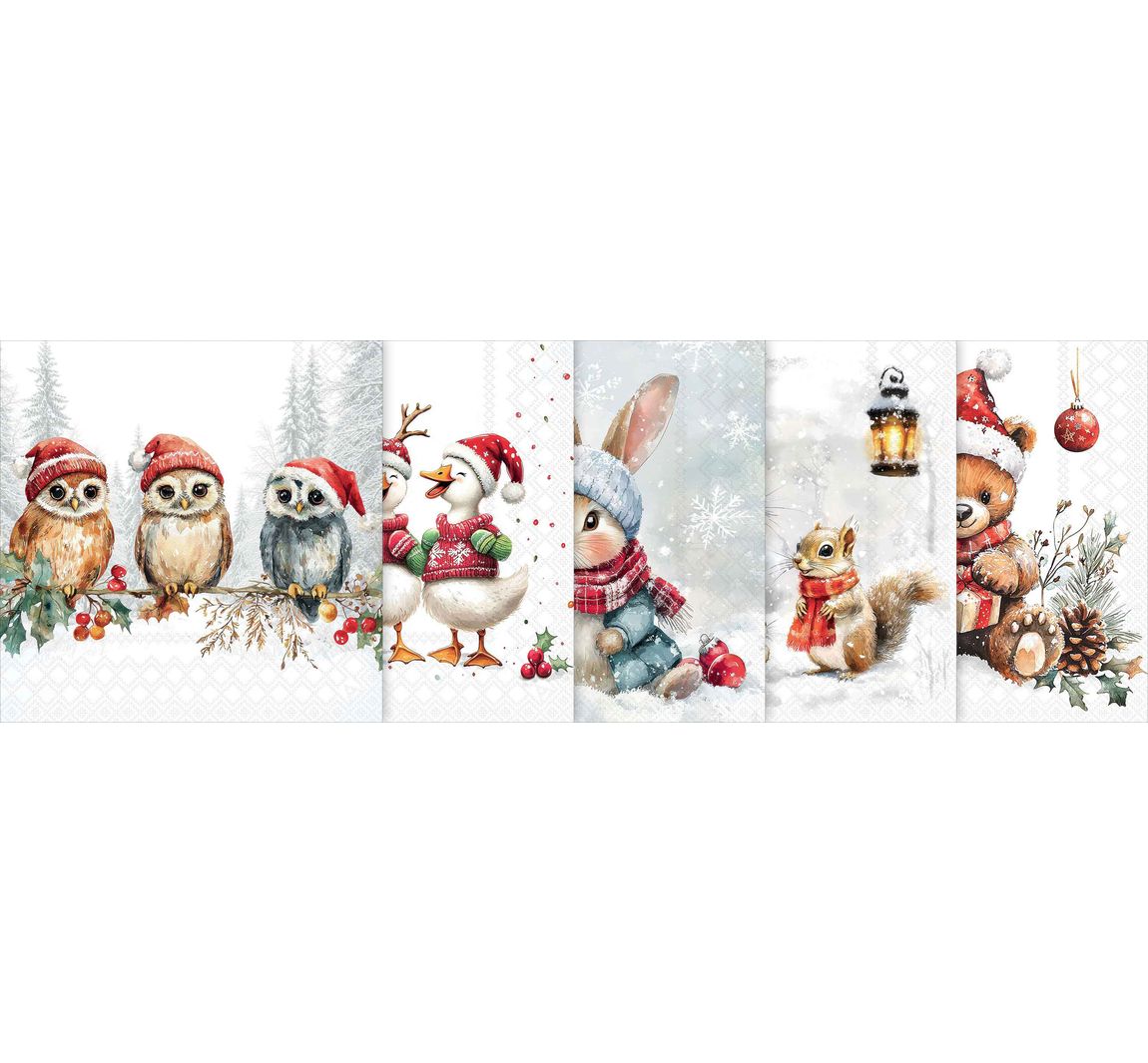 VBS Servietten-Set "Christmas Buddies"