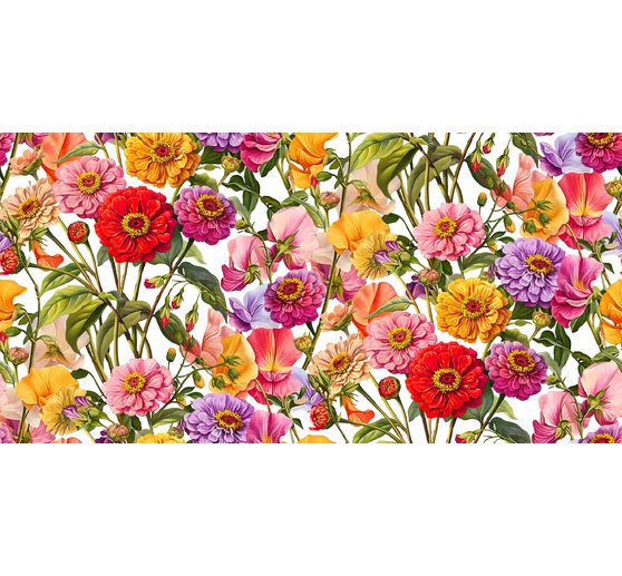 Baumwoll-Stoff "Cottage Garden"