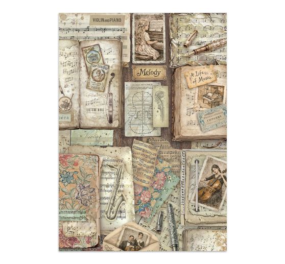 Stamperia A5 Junk Journal Focus Points "Symphony"