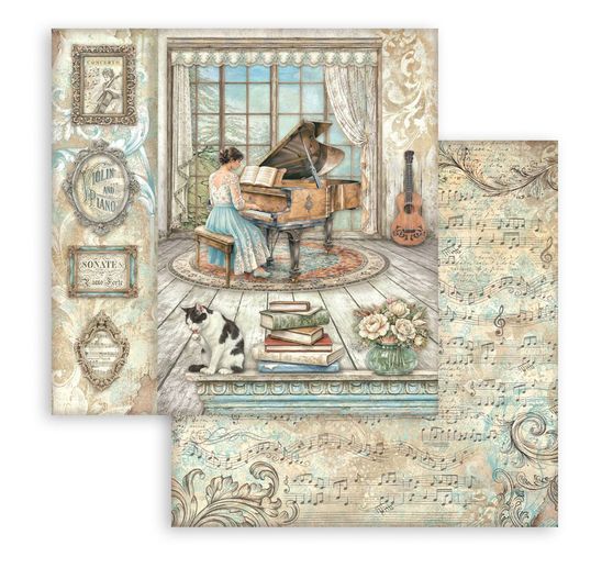 Stamperia Scrapbook-Block "Symphony"
