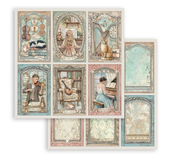 Stamperia Scrapbook-Block "Symphony"