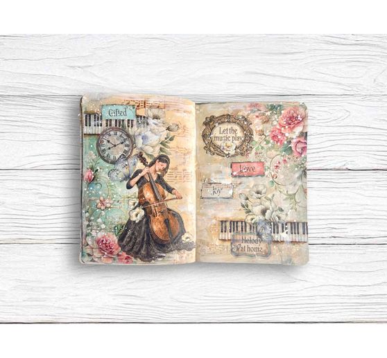 Stamperia Scrapbook block "Symphony Backgrounds"