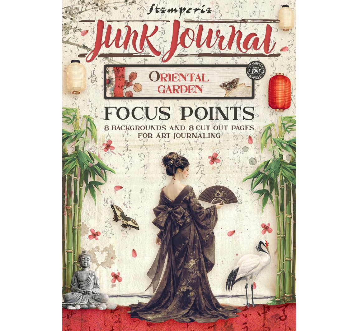 Stamperia A5 Junk Journal Focus Points "Oriental Garden"
