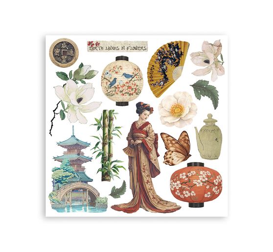 Stamperia Rub On Sortiment "Oriental Garden"