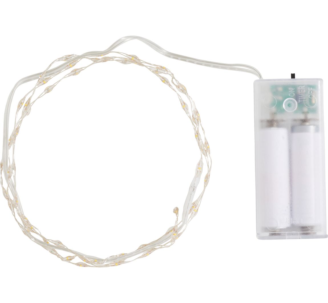 Micro-LED-Lichterkette, mit Timer, 60 LEDs
