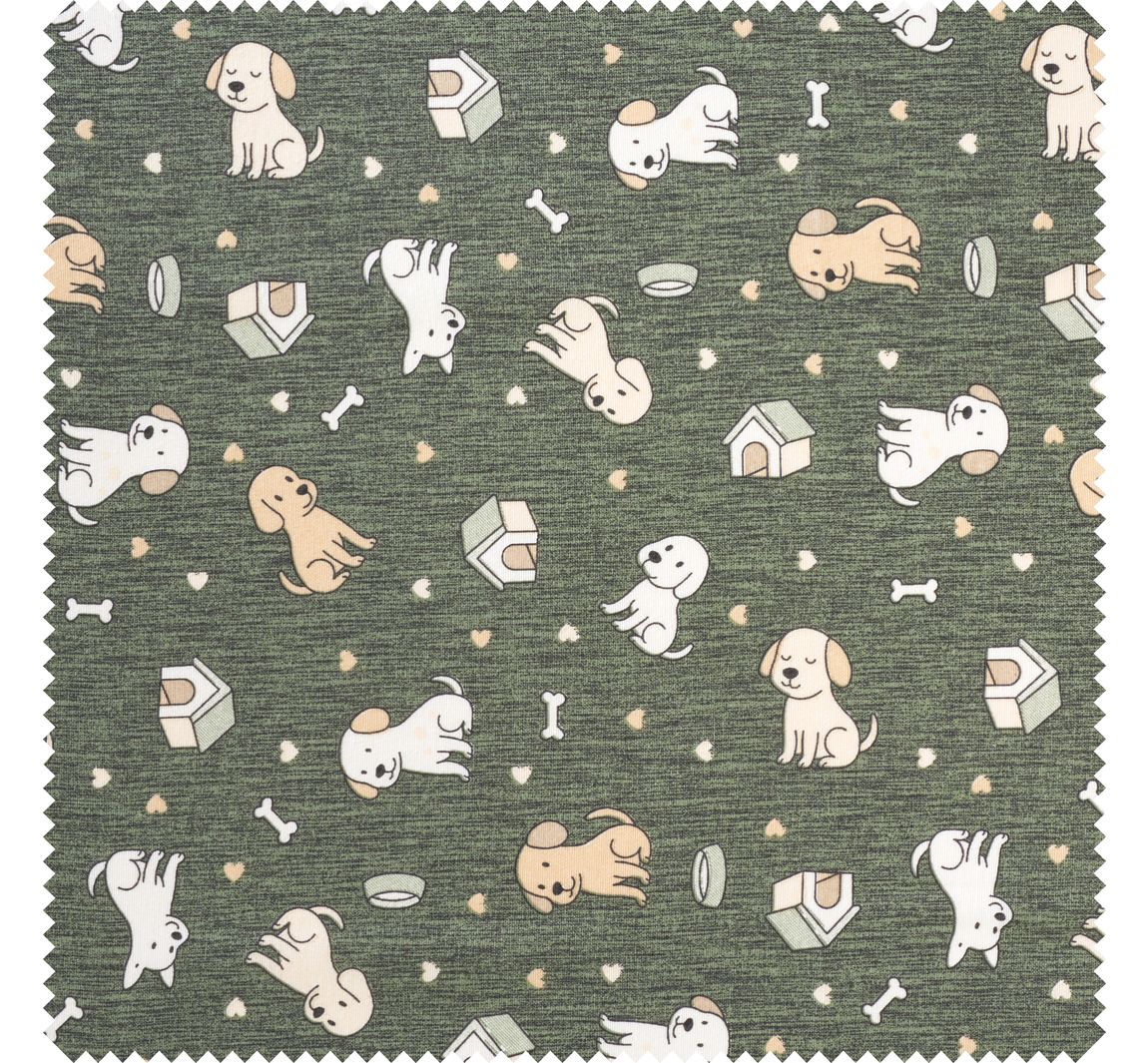 Dekostoff Leinenoptik "Doggy"