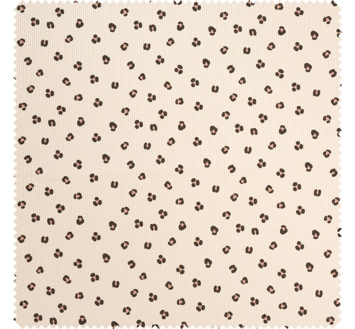 Rippjersey-Stoff "Leopard Sand"