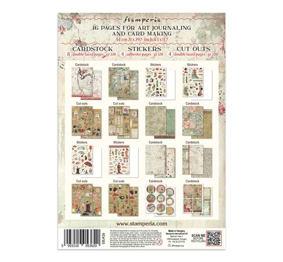 Stamperia Junk Journal Book "Oriental Garden"