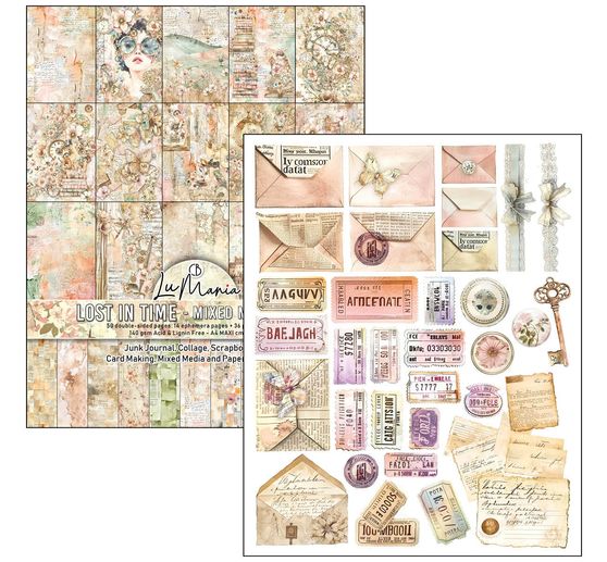 Ciao Bella Mixed Media Book "Lost in Time"