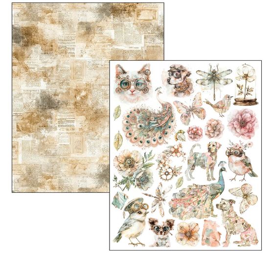 Ciao Bella Mixed Media Book "Lost in Time"