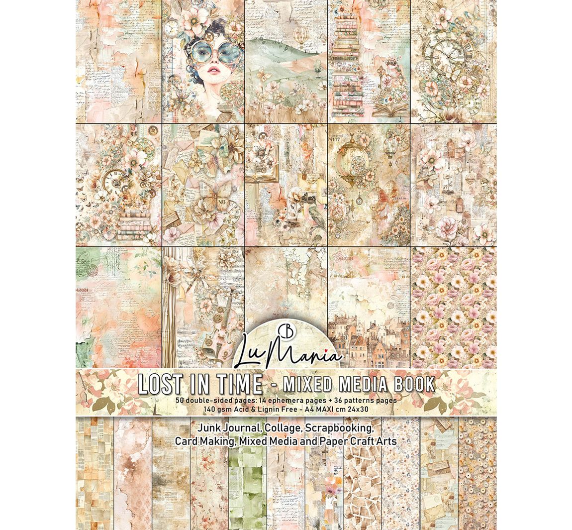 Ciao Bella Mixed Media Book "Lost in Time"