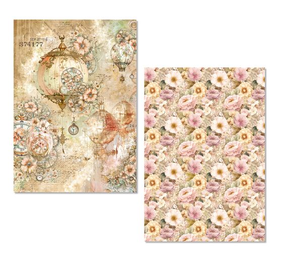 Ciao Bella Motif straw silk assortment "Lost in Time", set of 8