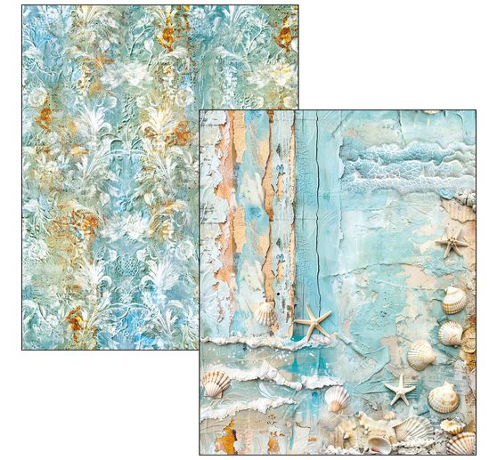 Ciao Bella Mixed Media Book "Edge of the Ocean"