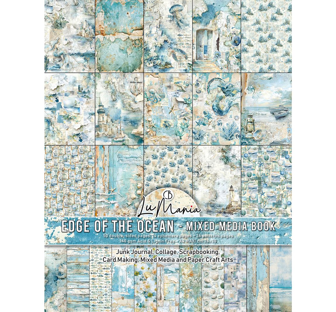 Ciao Bella Mixed Media Book "Edge of the Ocean"