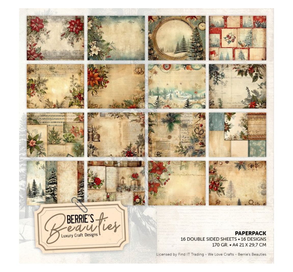 Papier-Set "Vintage Christmas"
